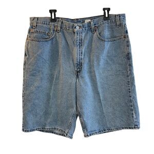 Levi’s 550 Men’s Size 40 Relaxed Fit‎ Blue Denim Jean 90s Style Bermuda Shorts